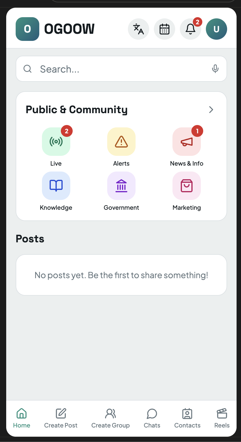 Ogoow app screenshot preview